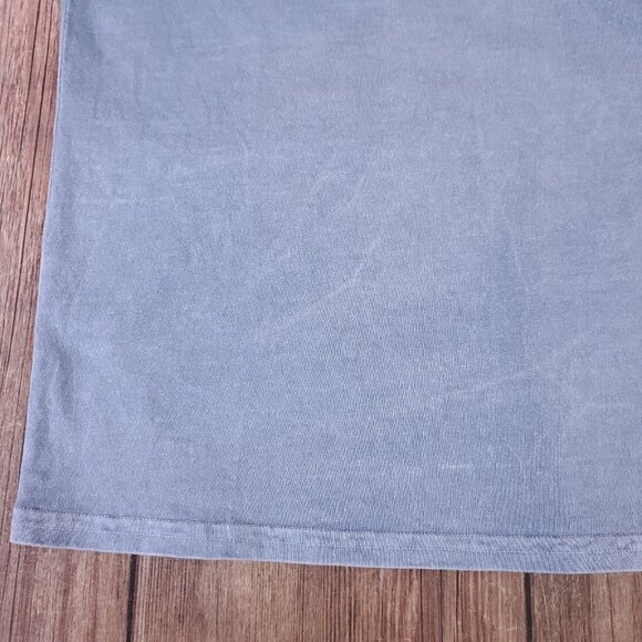 *READ* Joah Brown Womens Size M/L Blue Short Sleeve Crewneck T-Shirt Tee - Picture 4 of 11